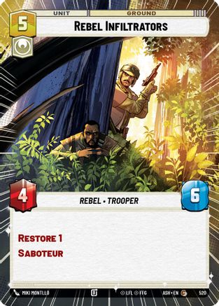 Image of Rebel Infiltrators (Hyperspace) (520) - Ashes of the Empire