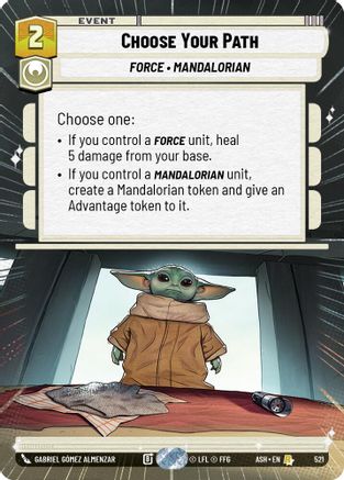 Image of Choose Your Path (Hyperspace) (521) - Ashes of the Empire
