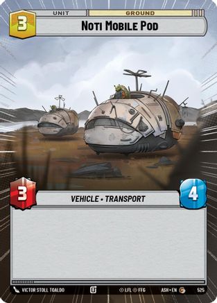 Image of Noti Mobile Pod (Hyperspace) (525) - Ashes of the Empire
