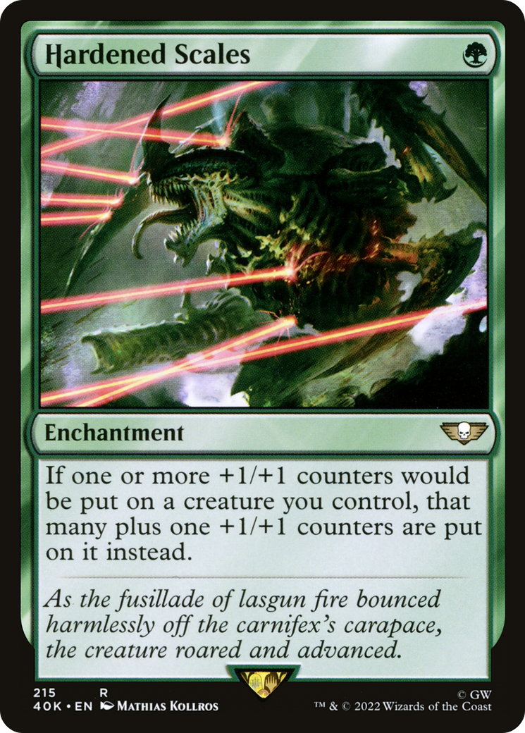 Image of Hardened Scales (40K-215) - Warhammer 40,000 Commander