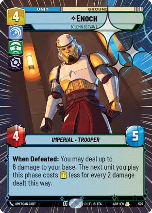Image of Enoch - Solemn Servant (Hyperspace Foil) (529) - Ashes of the Empire Foil