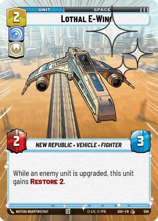 Image of Lothal E-Wing (Hyperspace Foil) (559) - Ashes of the Empire Foil