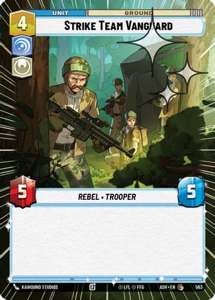 Image of Strike Team Vanguard (Hyperspace Foil) (563) - Ashes of the Empire Foil