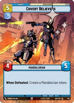 Image of Covert Believers (Hyperspace Foil) (582) - Ashes of the Empire Foil
