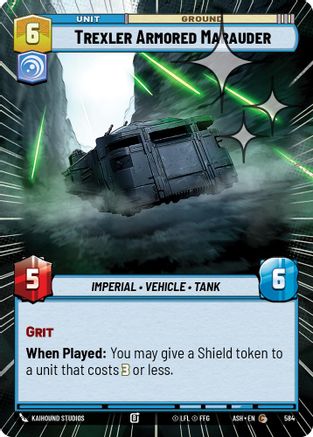 Image of Trexler Armored Marauder (Hyperspace Foil) (584) - Ashes of the Empire Foil
