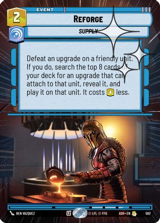Image of Reforge (Hyperspace Foil) (592) - Ashes of the Empire Foil