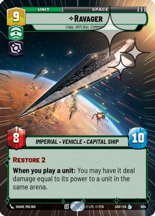 Image of Ravager - Final Imperial Command (Hyperspace Foil) (604) - Ashes of the Empire Foil