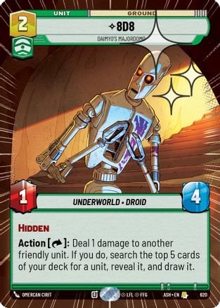 Image of 8D8 - Daimyo's Majordomo (Hyperspace Foil) (620) - Ashes of the Empire Foil