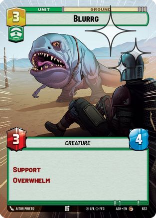 Image of Blurrg (Hyperspace Foil) (623) - Ashes of the Empire Foil