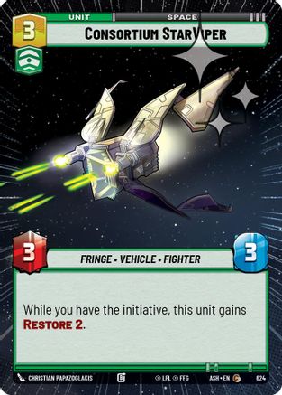 Image of Consortium StarViper (Hyperspace Foil) (624) - Ashes of the Empire Foil
