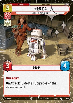 Image of R5-D4 - Built for Adventure (Hyperspace Foil) (658) - Ashes of the Empire Foil