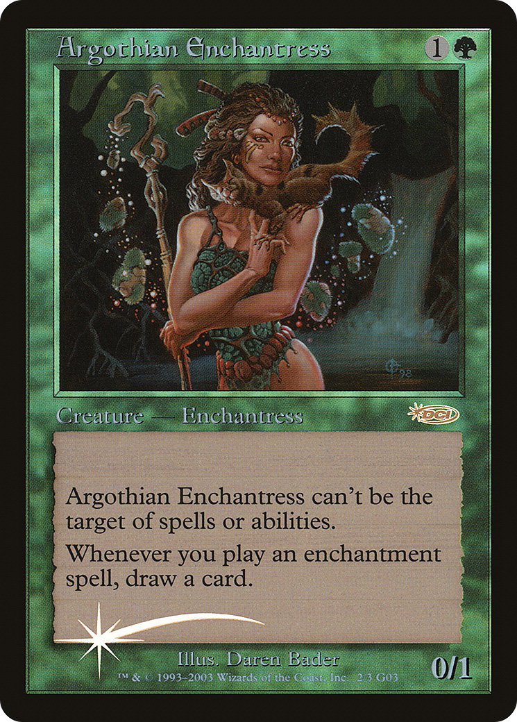 Image of Argothian Enchantress (JDG-002) - Judge Gift Cards 2003 Foil
