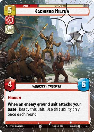 Image of Kachirho Militia (Hyperspace Foil) (662) - Ashes of the Empire Foil