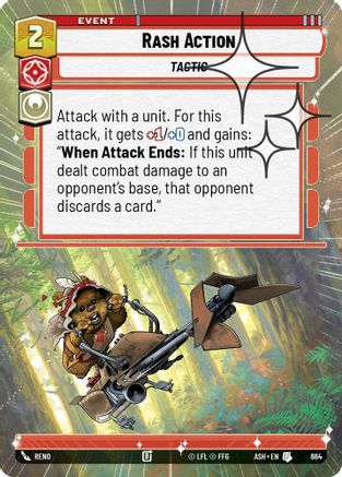 Image of Rash Action (Hyperspace Foil) (664) - Ashes of the Empire Foil