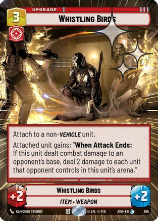 Image of Whistling Birds (Hyperspace Foil) (685) - Ashes of the Empire Foil