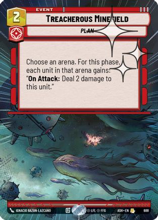 Image of Treacherous Minefield (Hyperspace Foil) (688) - Ashes of the Empire Foil