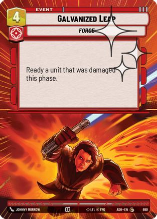 Image of Galvanized Leap (Hyperspace Foil) (690) - Ashes of the Empire Foil