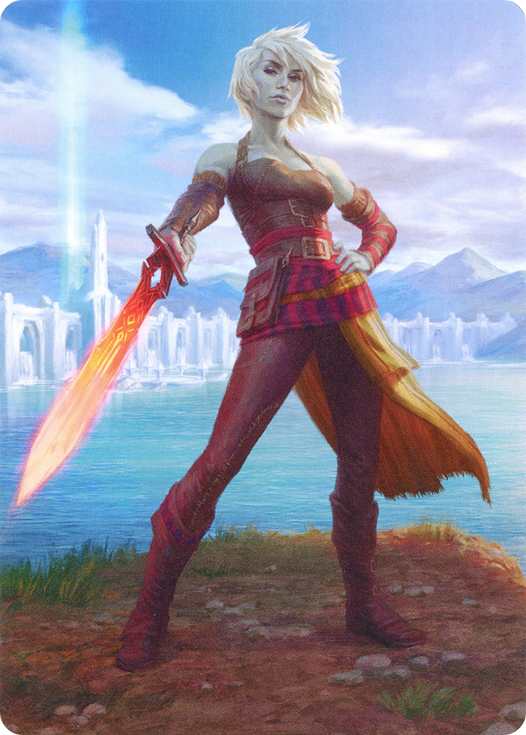 Image of Nahiri, Heir of the Ancients // Nahiri, Heir of the Ancients (AZNR-003) - Zendikar Rising Art Series (Borderless)