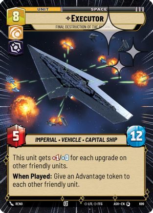 Image of Executor - Final Destruction of the Alliance (Hyperspace Foil) (699) - Ashes of the Empire Foil