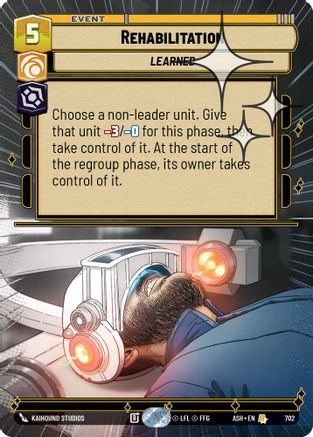 Image of Rehabilitation (Hyperspace Foil) (702) - Ashes of the Empire Foil