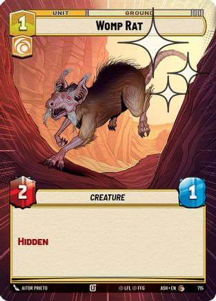 Image of Womp Rat (Hyperspace Foil) (715) - Ashes of the Empire Foil