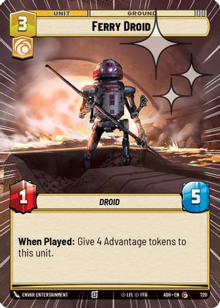 Image of Ferry Droid (Hyperspace Foil) (720) - Ashes of the Empire Foil