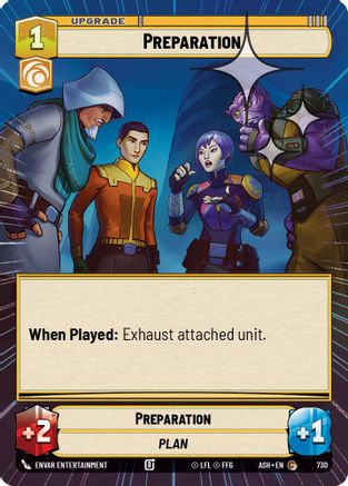 Image of Preparation (Hyperspace Foil) (730) - Ashes of the Empire Foil