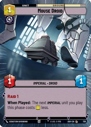 Image of Mouse Droid (Hyperspace Foil) (739) - Ashes of the Empire Foil