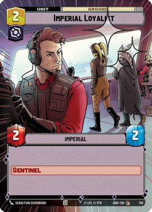 Image of Imperial Loyalist (Hyperspace Foil) (741) - Ashes of the Empire Foil