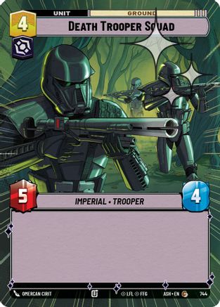 Image of Death Trooper Squad (Hyperspace Foil) (744) - Ashes of the Empire Foil