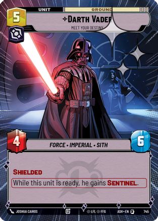 Image of Darth Vader - Meet Your Destiny (Hyperspace Foil) (745) - Ashes of the Empire Foil
