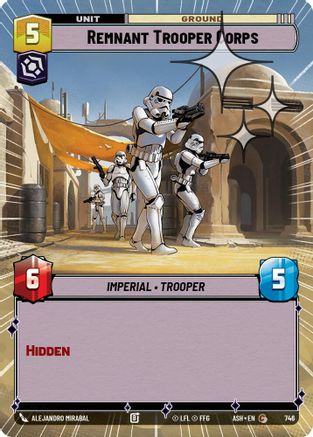Image of Remnant Trooper Corps (Hyperspace Foil) (746) - Ashes of the Empire Foil