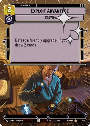 Image of Exploit Advantage (Hyperspace Foil) (748) - Ashes of the Empire Foil