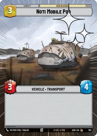 Image of Noti Mobile Pod (Hyperspace Foil) (763) - Ashes of the Empire Foil