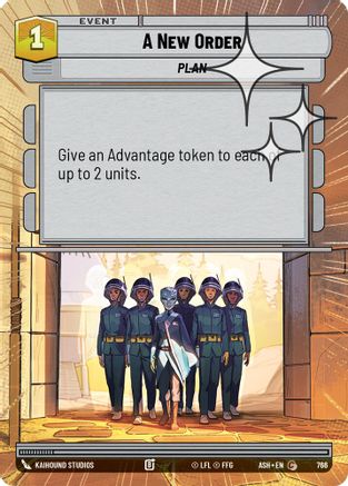 Image of A New Order (Hyperspace Foil) (766) - Ashes of the Empire Foil
