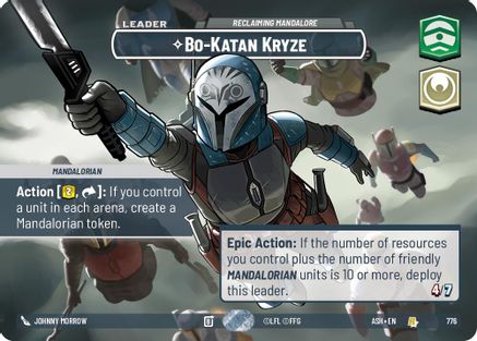 Image of Bo-Katan Kryze - Reclaiming Mandalore (Showcase) (776) - Ashes of the Empire Foil