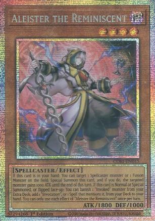 Image of Aleister the Reminiscent (Starlight Rare) (CORI-EN015) - Chaos Origins 1st Edition