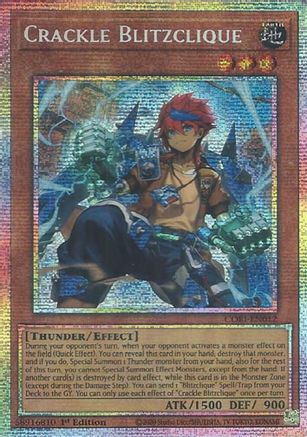 Image of Crackle Blitzclique (Starlight Rare) (CORI-EN012) - Chaos Origins 1st Edition