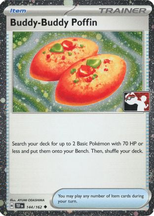 Image of Buddy-Buddy Poffin (Cosmos Holo) 144/162  - Holofoil Prize Pack Series Cards - Uncommon