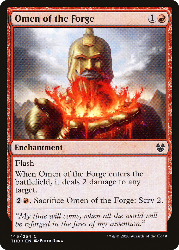 Image of Omen of the Forge (THB-145) - Theros Beyond Death