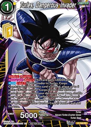 Image of Turles, Dangerous Invader (Ultra-Bout Series Tournament Pack Vol.3) (P-748) - Tournament Promotion Cards