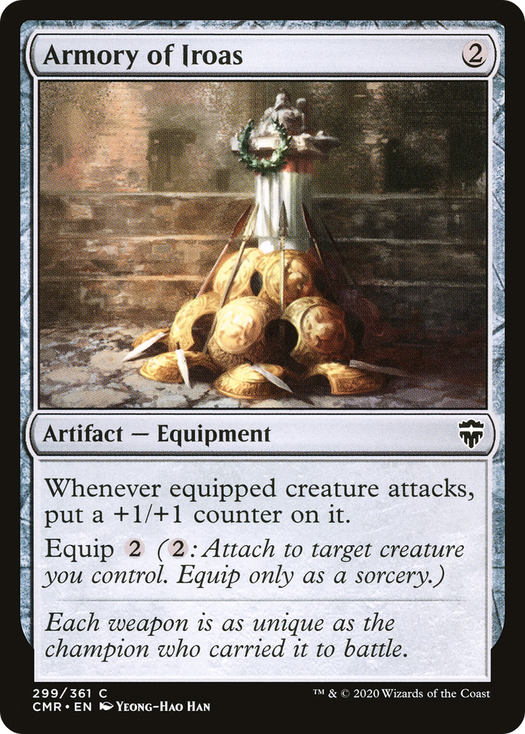 Image of Armory of Iroas (CMR-299) - Commander Legends Foil