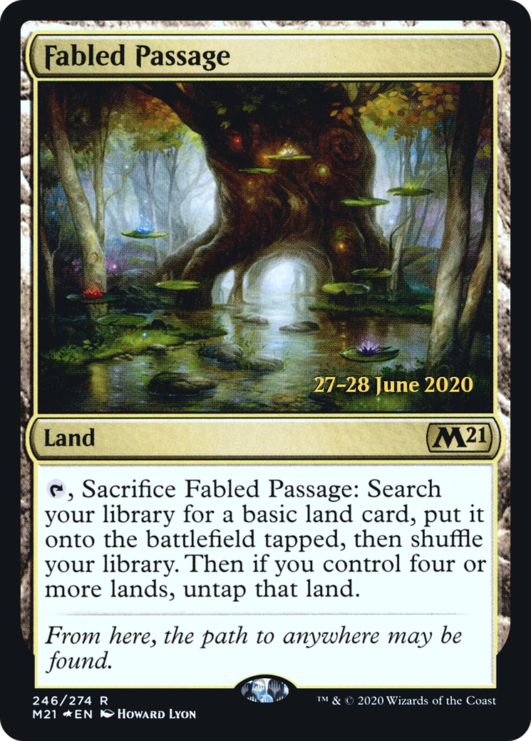 Image of Fabled Passage (M21) (PRE-246S) - Core Set 2021 Promos Foil