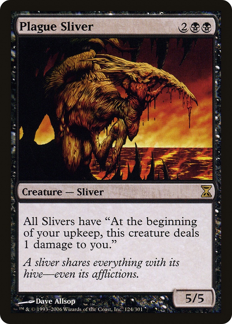 Image of Plague Sliver (TSP-124) - Time Spiral Foil