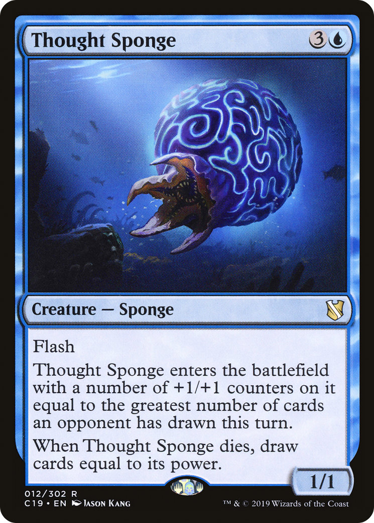 Image of Thought Sponge (C19-012) - Commander 2019