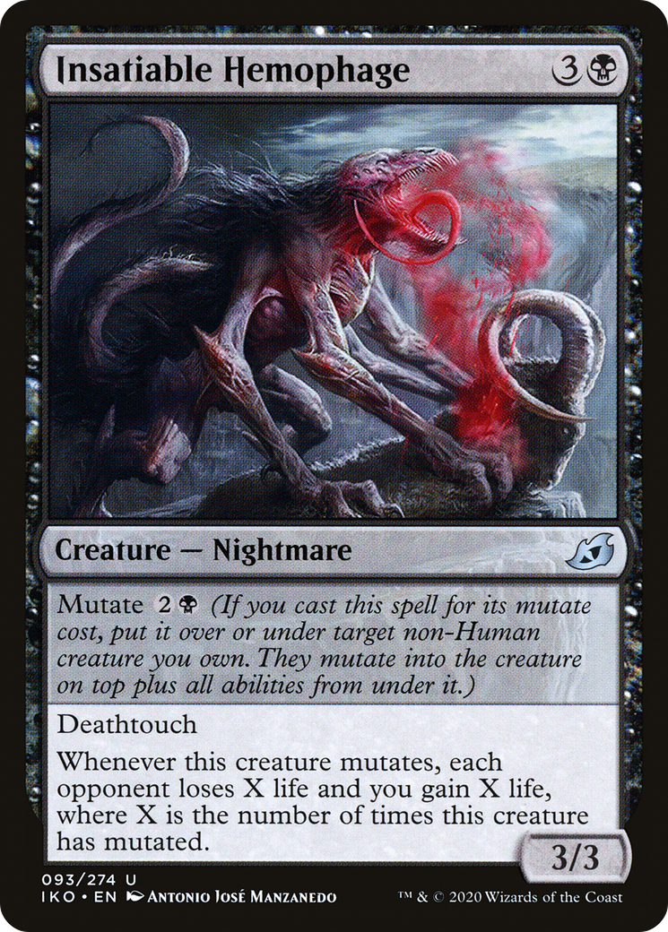 Image of Insatiable Hemophage (IKO-093) - Ikoria: Lair of Behemoths