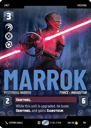 Image of Marrok - Mysterious Warrior (Prestige) (786) - Ashes of the Empire
