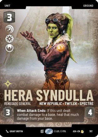 Image of Hera Syndulla - Renegade General (Prestige) (787) - Ashes of the Empire