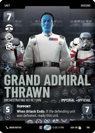 Image of Grand Admiral Thrawn - Orchestrating His Return (Prestige) (788) - Ashes of the Empire