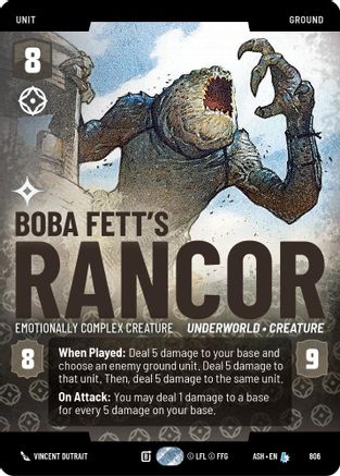 Image of Boba Fett's Rancor - Emotionally Complex Creature (Prestige) (806) - Ashes of the Empire